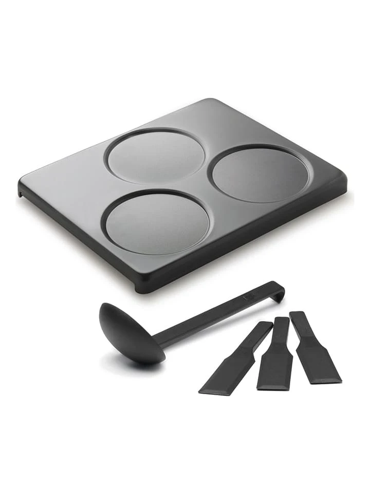 Crêpesplatte "For 6" In Schwarz - (L)20 X (B)20 Cm 3 Crêpesplatte "For 6" In Schwarz - (L)20 X (B)20 Cm