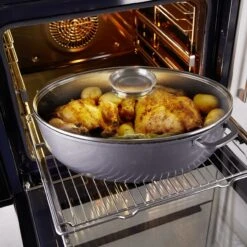 Gourmet Bräter 39 X 26 Cm In Anthrazit -Heimische Küche stoneline gourmet brater 39 x 26 cm in anthrazit 2