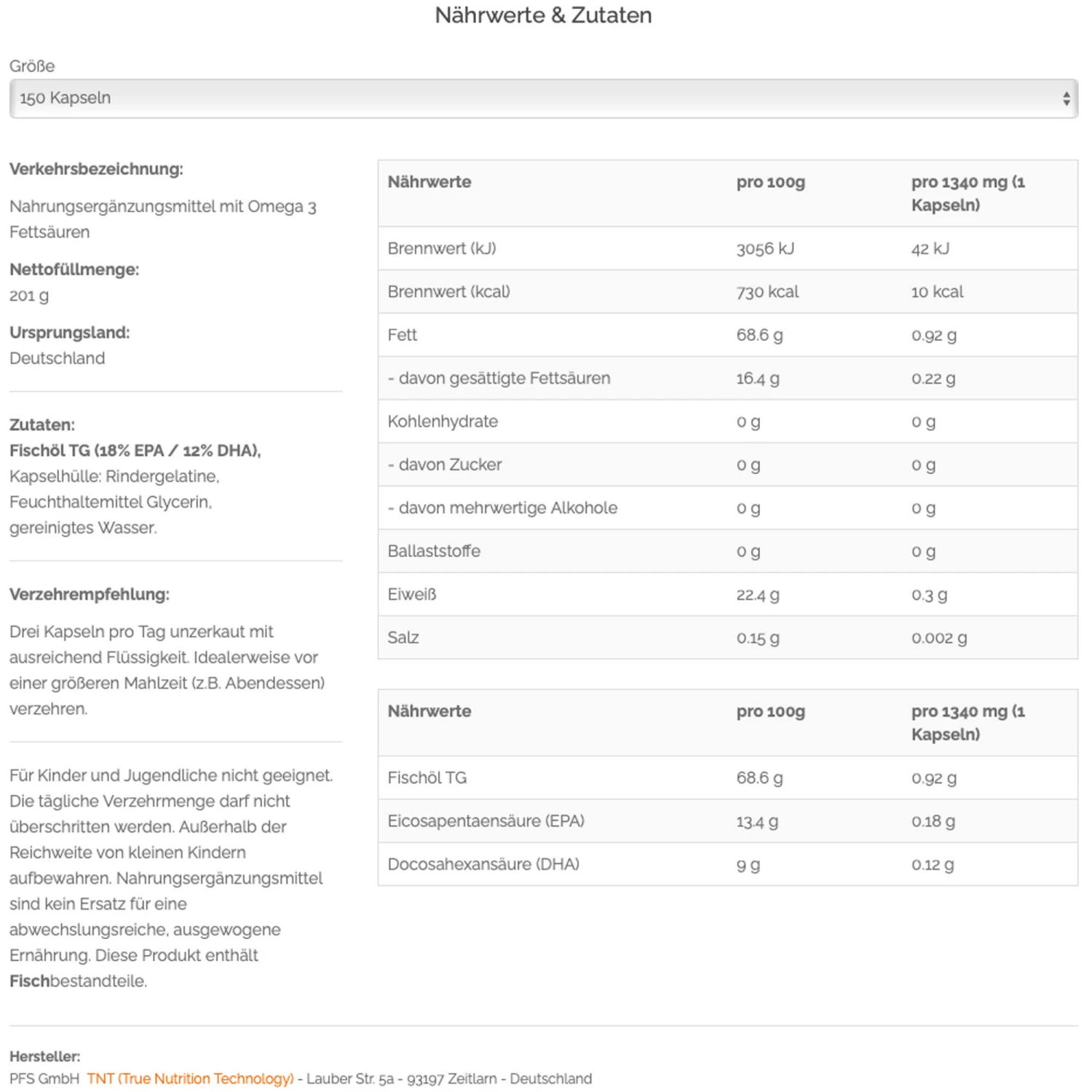 Omega 3-TG In Multicolored 4 Omega 3-TG In Multicolored – Bild 2