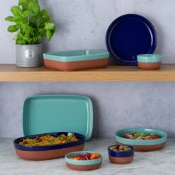 Typhoon Ofenform, Rund, Hellblau, 13 Cm -Heimische Küche typhoon ofenform rund hellblau 13 cm 4