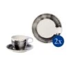 Villeroy & Boch Frühstücks-Set, 6-teilig, Für 2 Personen Coffee Passion Awake In Schwarz|weiß 2 Villeroy & Boch Frühstücks-Set, 6-teilig, Für 2 Personen Coffee Passion Awake In Schwarz|weiß -Heimische Küche villeroy and boch fruhstucks set 6 teilig fur 2 personen coffee passion awake in schwarz weiss