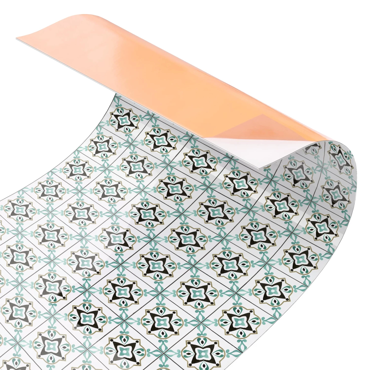 Küchenrückwand - Fliesenspiegel Braun-türkis In Türkis 7 Küchenrückwand - Fliesenspiegel Braun-türkis In Türkis – Bild 5