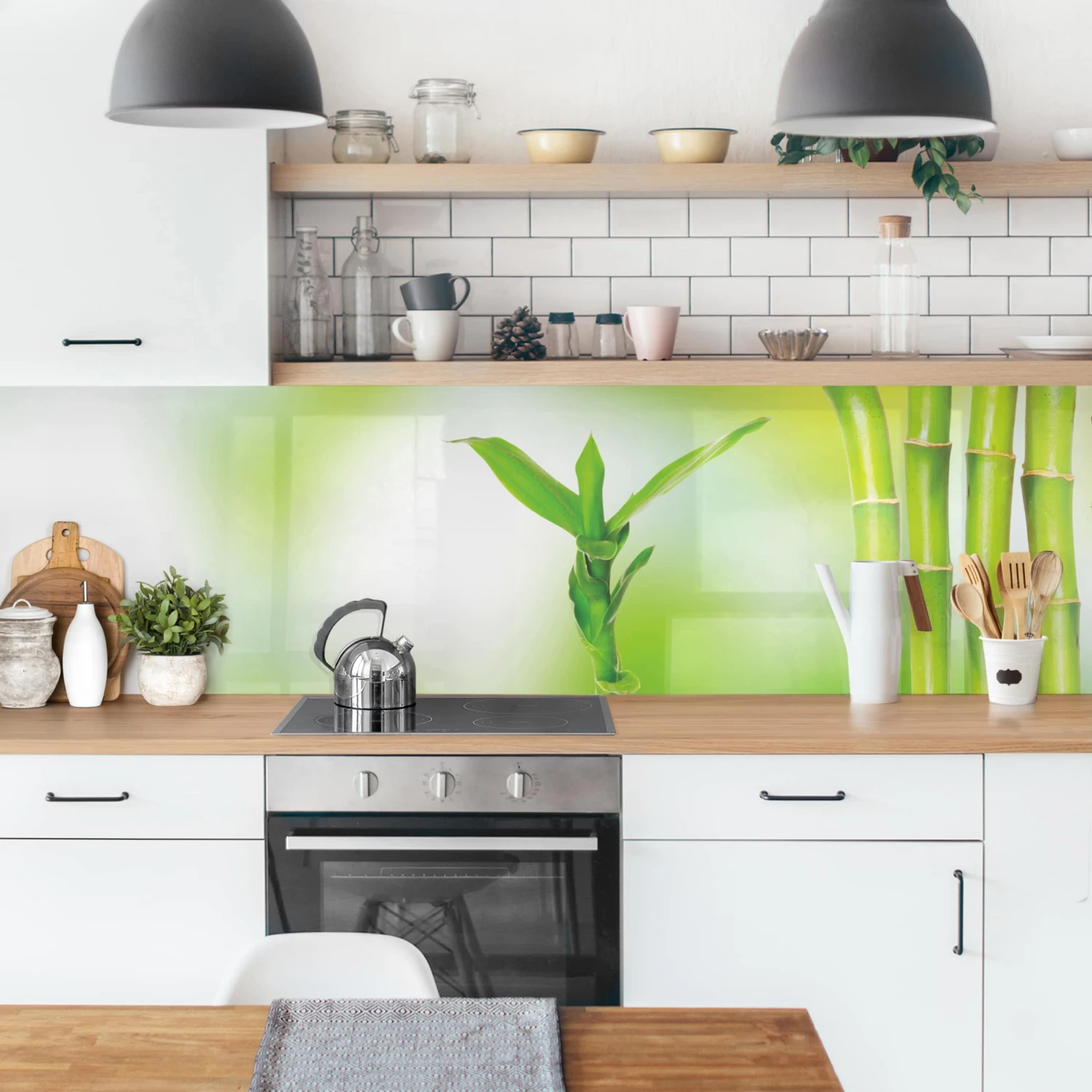 Küchenrückwand - Grüner Bambus In Grün 6 Küchenrückwand - Grüner Bambus In Grün – Bild 4