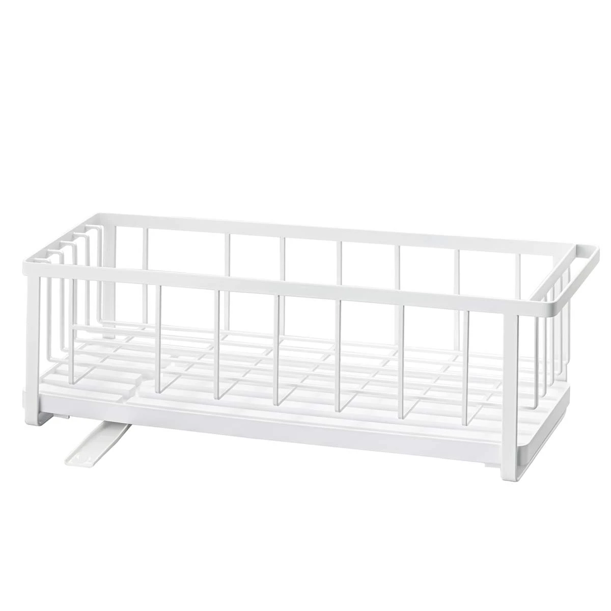 Yamazaki Geschirr-Abtropfgestelll Tower 57x18x16cm In Weiß 3 Yamazaki Geschirr-Abtropfgestelll Tower 57x18x16cm In Weiß