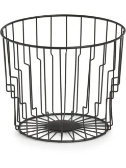 Obstkorb In Schwarz - (H)19,5 X Ø 24 Cm