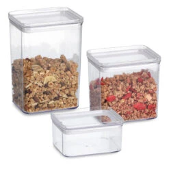 Lebensmittelbehälter In Transparent -Heimische Küche zeller present lebensmittelbehalter in transparent 2